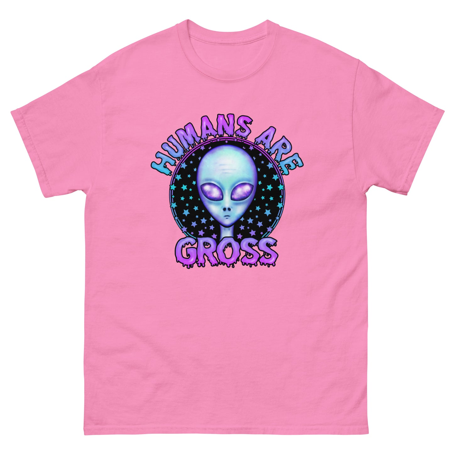 Humans are gross alien classic tee