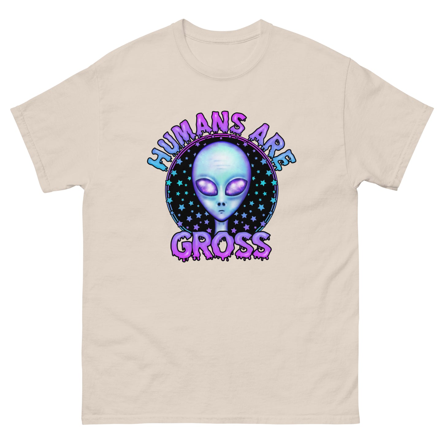 Humans are gross alien classic tee