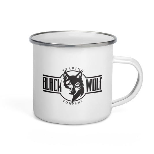 Black Wolf Trading Company Enamel Mug