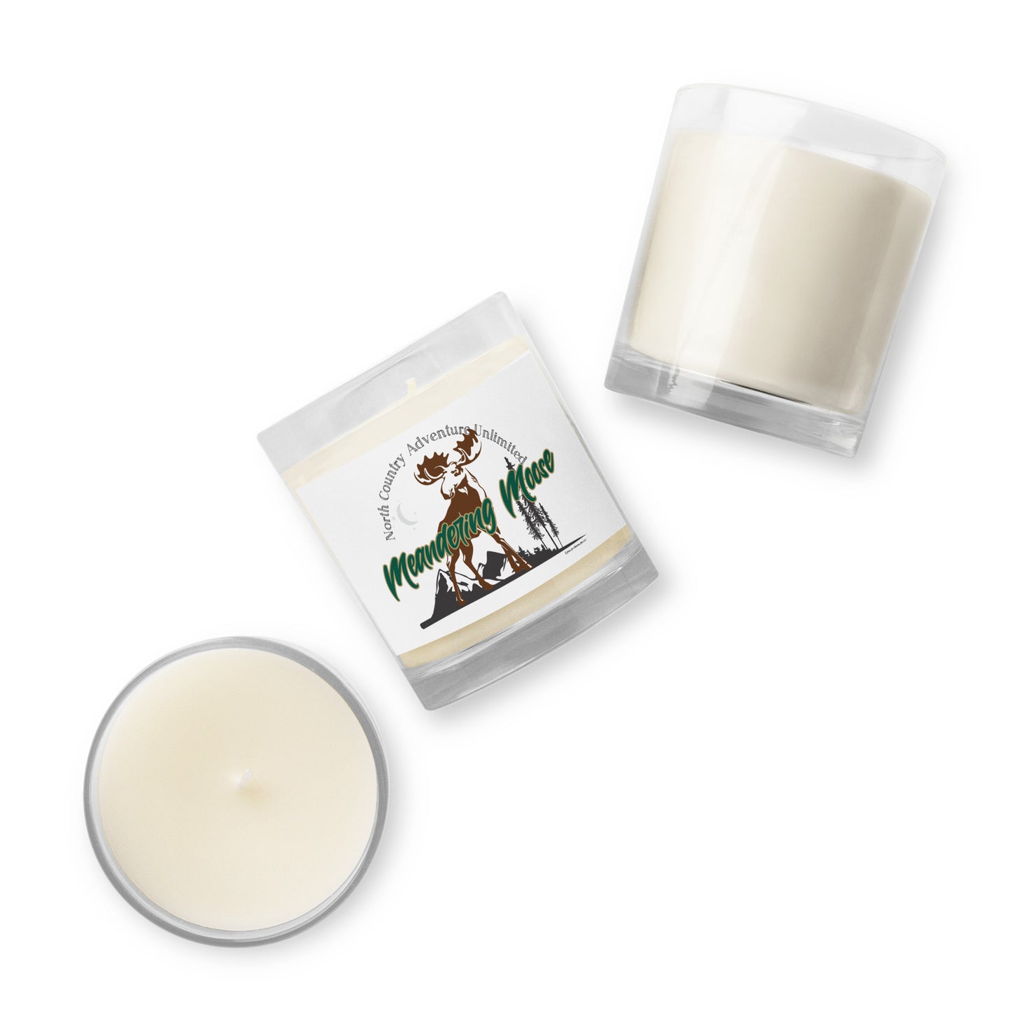 Meandering Moose Glass jar soy wax candle