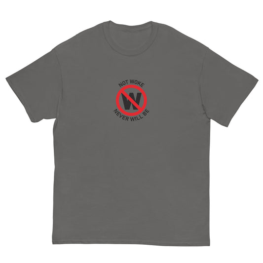 Not Woke Men's classic tee- light colors