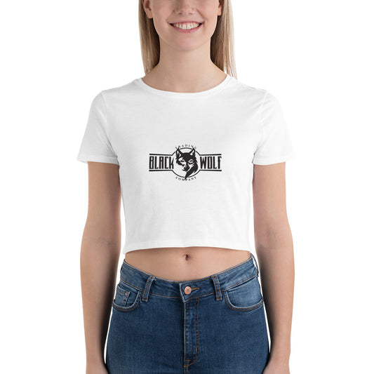 Black Wolf Trading Company Women’s Light Colored Crop Tee